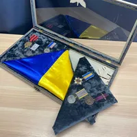 Grand Showcase for Ceremonial Flag Folded in Triangle - view 4